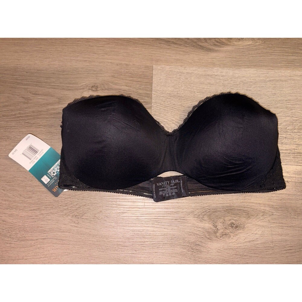 Vanity Fair Strapless push Up Bra 38D NWT‎